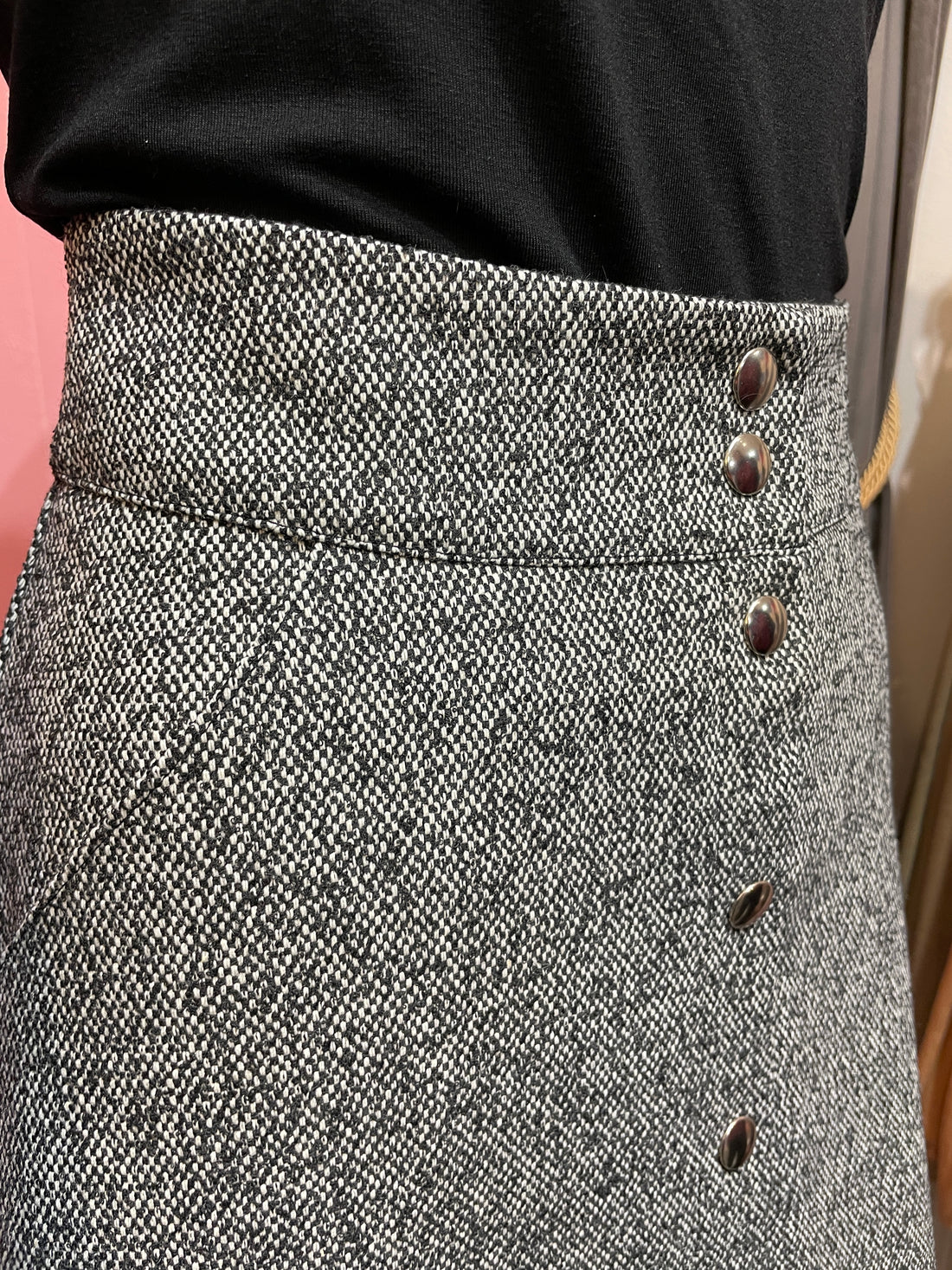 AGNES SKIRT - NIST B/W