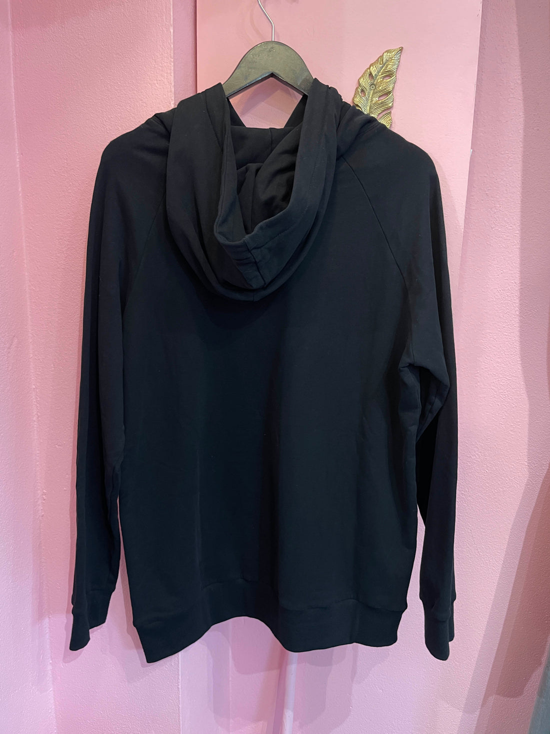 BESSIE BLACK - ORGANIC HOODIE