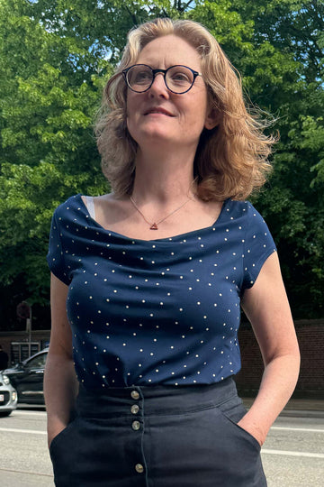 WONDER TOP - DOTTIE BLUE