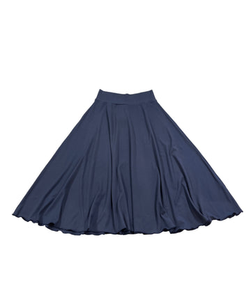 WAVEY SKIRT - DUSTY BLUE