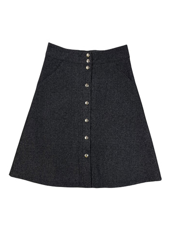 AGNES SKIRT - DENIM WOOL