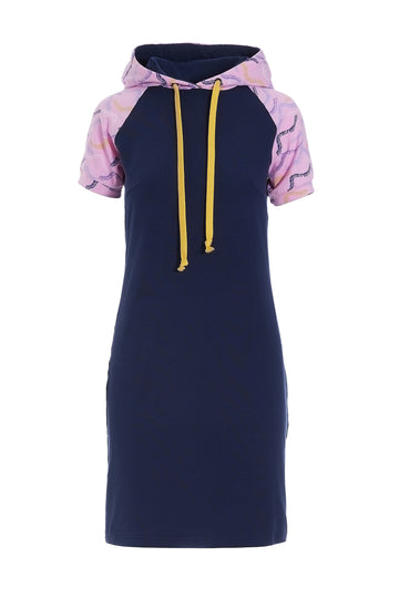 SUMMER HOODIE DRESS PINKIE - ORGANIC