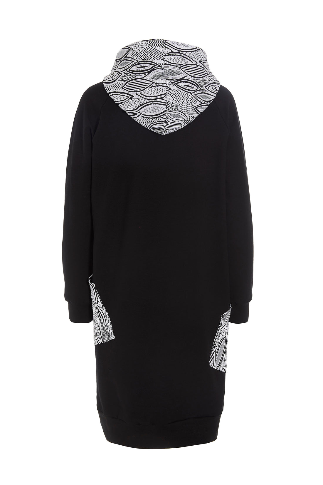 BRICKIE BLACK & WHITE - ZIP ORGANIC HOODIE